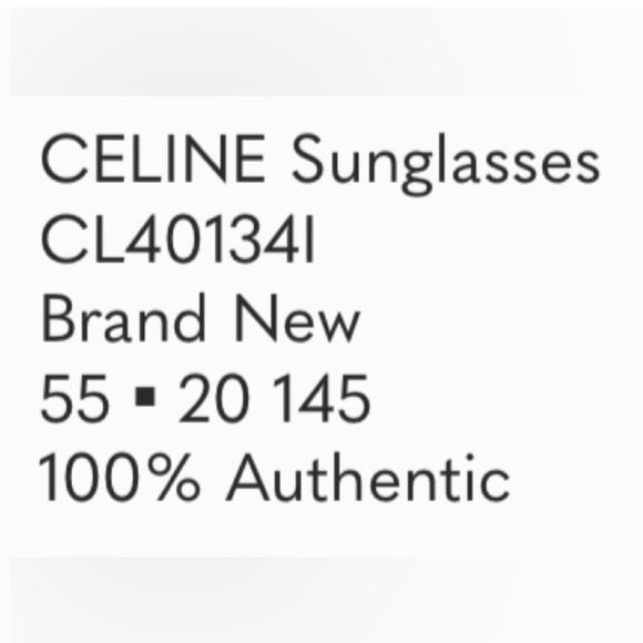 NEW! *Chic* CELINE French-Chic Designer Glitter Sunglasses NWOT AUTHENTIC! main image 6